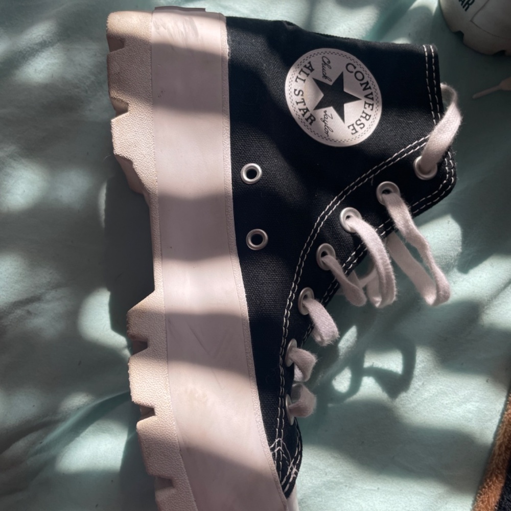 Converse platform high top black shoes - Picture 3 of 3